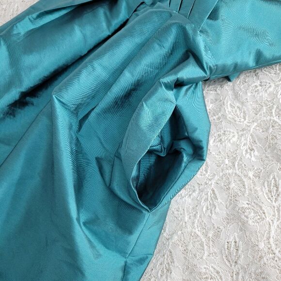 Alfred Sung Dress with Pockets Teal S - Picture 3 of 7